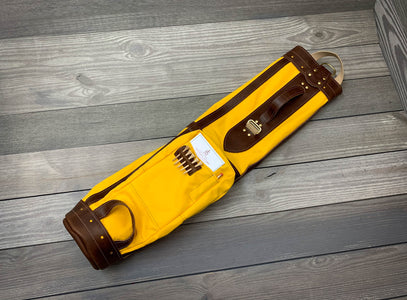 Yellow Original Pencil Style Golf Bag- Steurer & Jacoby
